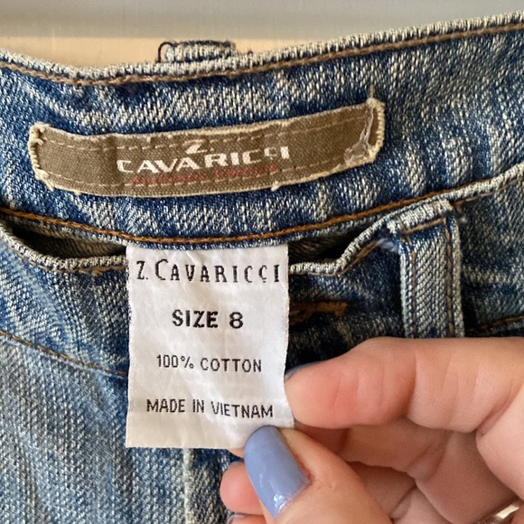 Z. Cavaricci Embroidered Flare Jeans - Picture 7 of 16